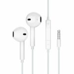 JELLICO wired earphones EP2A JACK 3.5MM with microphone 1.2M White