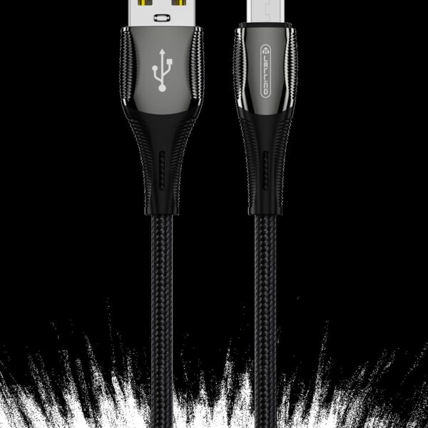 JELLICO cable B18 Micro 3.1A 1M Black