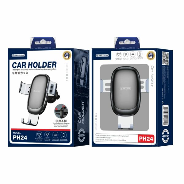 JELLICO car holder gravity PH24 Black