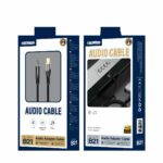 JELLICO cable B21 Lightning - JACK 3.5MM 1.2M Black