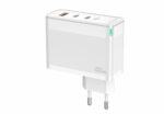 JELLICO wall charger C118 GaN PD 100W 2xUSB-C + 1xUSB QC3.0 White
