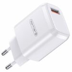 JELLICO wall charger A77 22,5W 1xUSB QC3.0 + cable Micro USB White