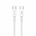 JELLICO cable B22 USB-C - USB-C PD 100W 1M White