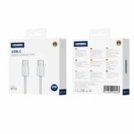 JELLICO cable IP15 USB-C - USB-C PD 60W 1M White