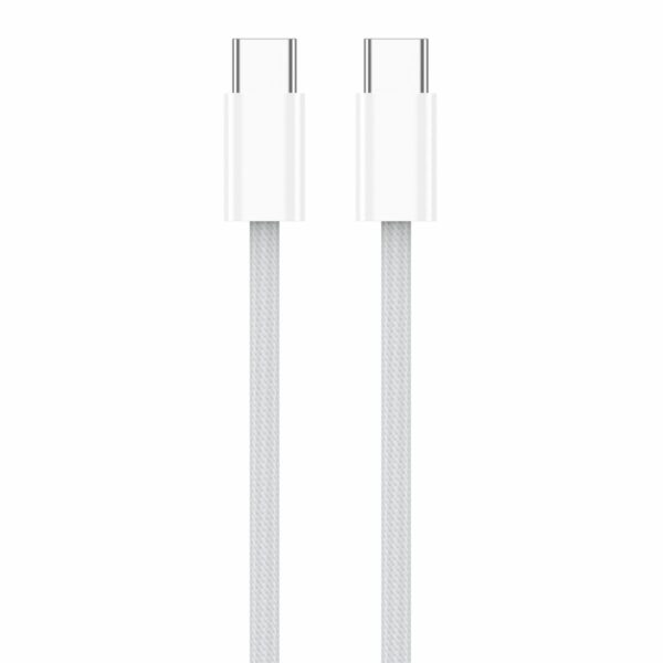 JELLICO cable IP15 USB-C - USB-C PD 60W 1M White