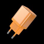 JELLICO wall charger EU55 GaN PD 33W 1xUSB-C + 1xUSB QC3.0 Orange