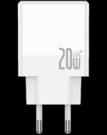 JELLICO wall charger EU57 PD 20W 1xUSB-C + 1xUSB QC3.0 + cable USB-C - Lightning White