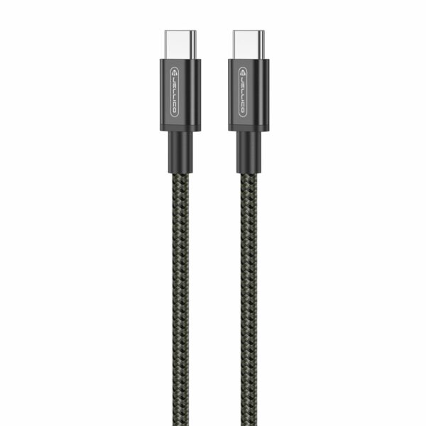 JELLICO cable B28 USB-C - USB-C PD 60W 1M Black