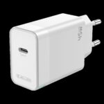 JELLICO wall charger C105 GaN PD 45W 1xUSB-C + cable USB-C - USB-C White