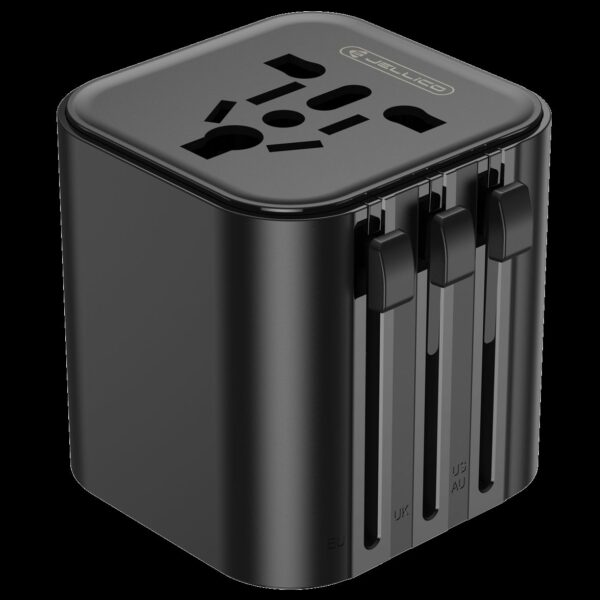 JELLICO universal travel adapter S7 Max 2500W Black