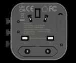 JELLICO universal travel adapter S7 Max 2500W Black