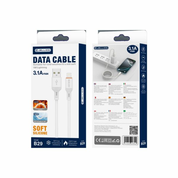 JELLICO cable B29 Lightning 3.1A 1M White