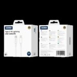 JELLICO cable B1 USB-C - Lightning PD 20W 2M White
