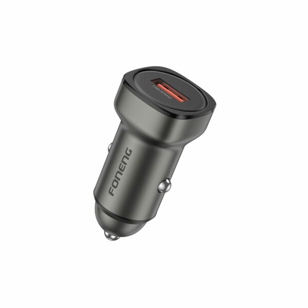 FONENG car charger C21 18W 1xUSB QC3.0 Black