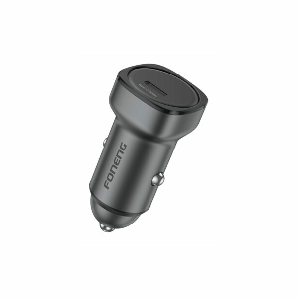 FONENG car charger C22 PD 30W 1xUSB-C Black