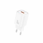 FONENG wall charger EU68 18W 1xUSB QC3.0 + cable USB-C White