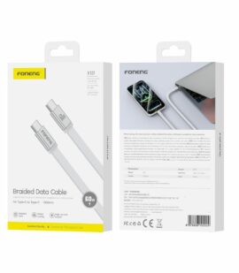 FONENG cable X121 USB-C - USB-C PD 60W 1.2M White