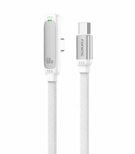 FONENG cable 90° elbow X127 USB-C - USB-C PD 60W 1.2M White