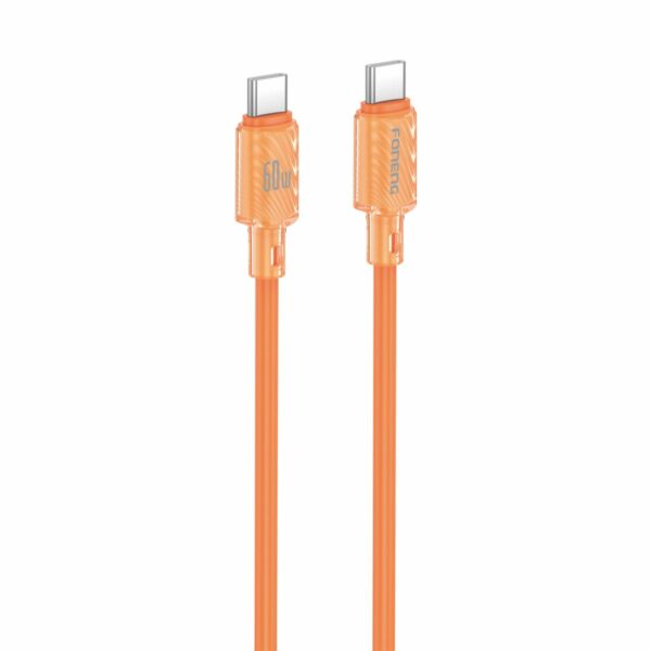 FONENG cable X126 USB-C - USB-C PD 60W 1.2M Orange