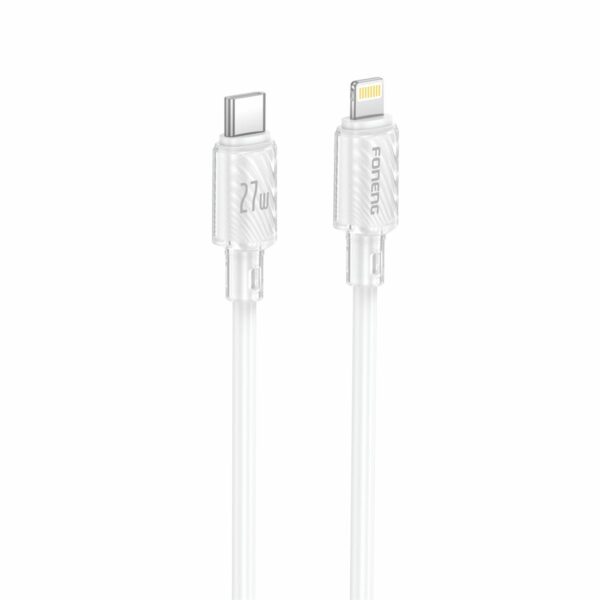 FONENG cable X126 USB-C - Lightning PD 27W 1.2M White