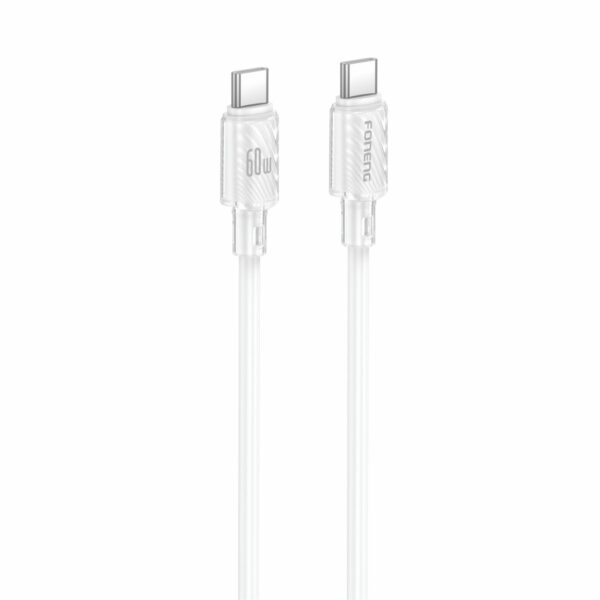 FONENG cable X126 USB-C - USB-C PD 60W 1.2M White