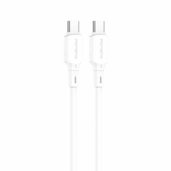 FONENG cable XS16 USB-C - USB-C PD 60W 1M White
