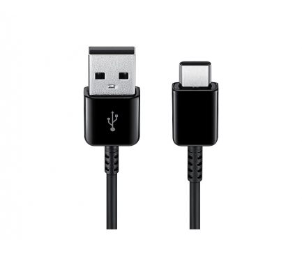 Original set 2x cable Samsung EP-DG930MBEGWW USB-C 1.5M Black (blister EU)