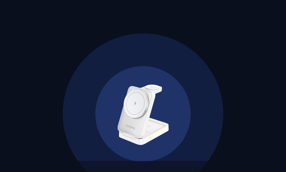 Chargeur à induction Foneng 3 en 1 CP126 blanc